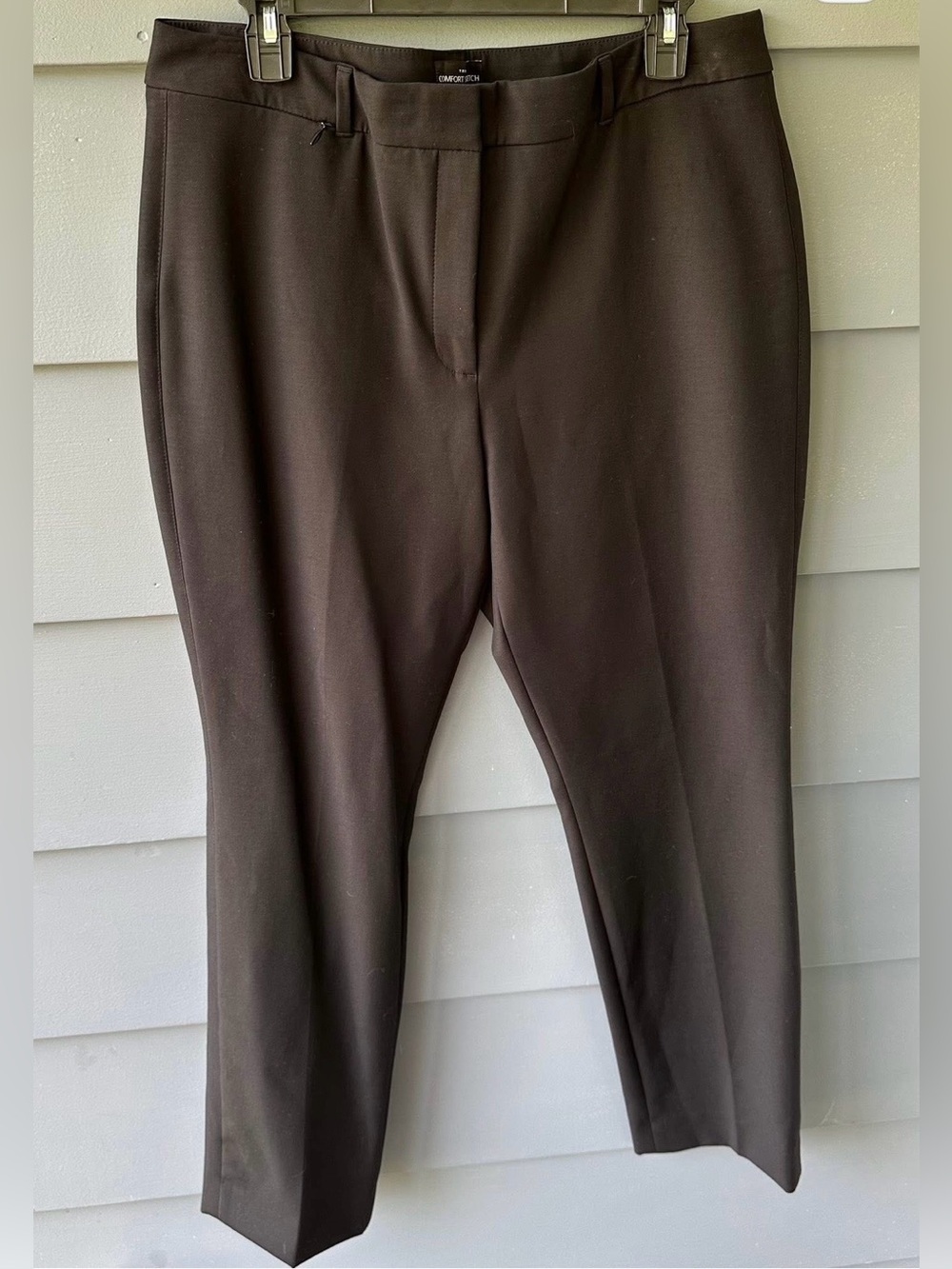WHBM Black comfort stretch slim trouser pants sz 14